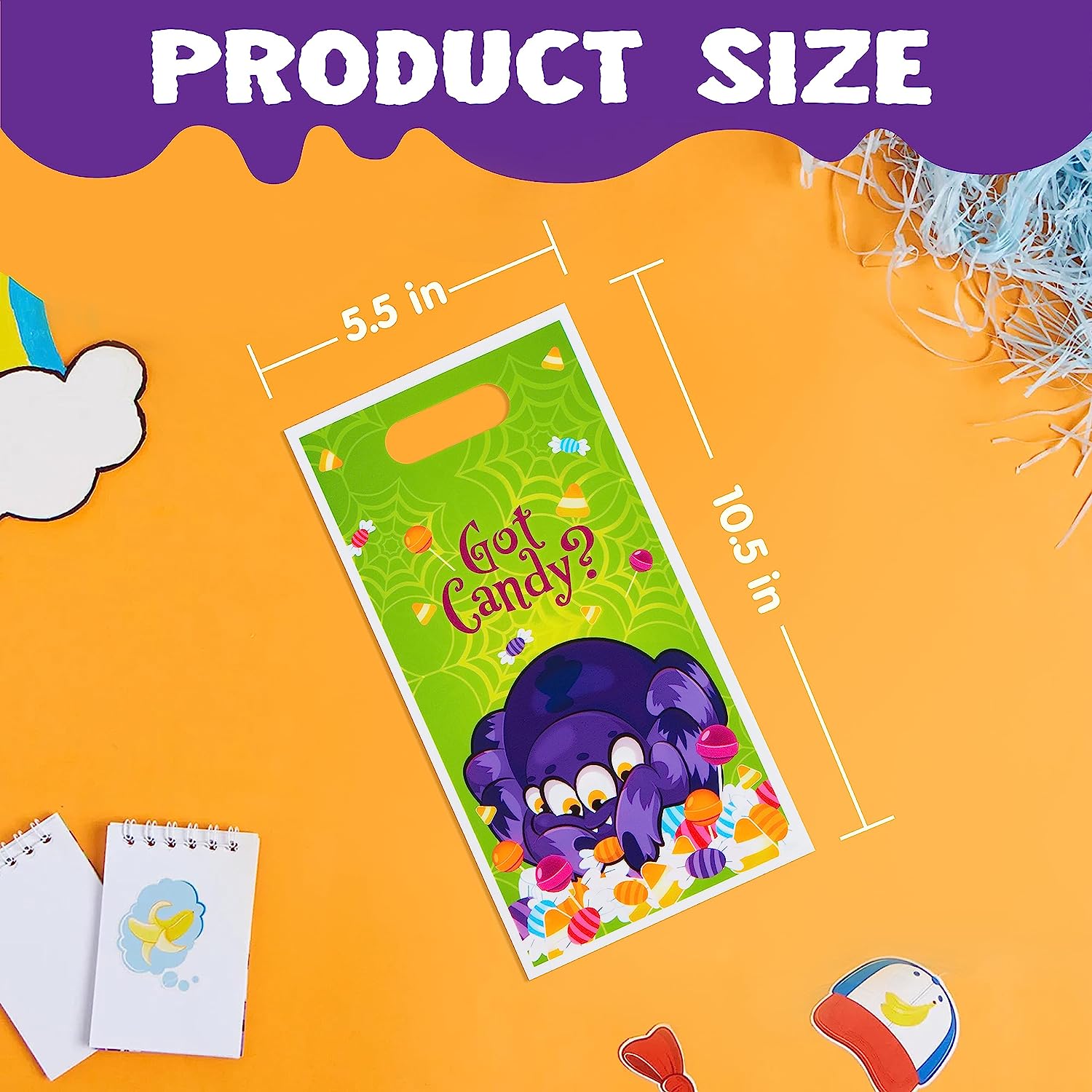 Halloween Trick Or Treat Bags, 72 Pcs - Image 5