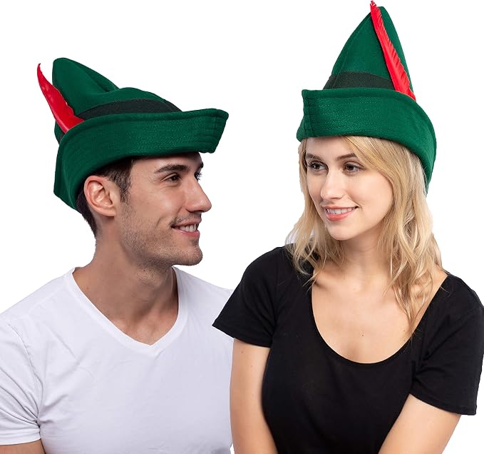 JOYIN Felt Robin Hood Hat with Feather - Classic Costume Accessory - Image 6