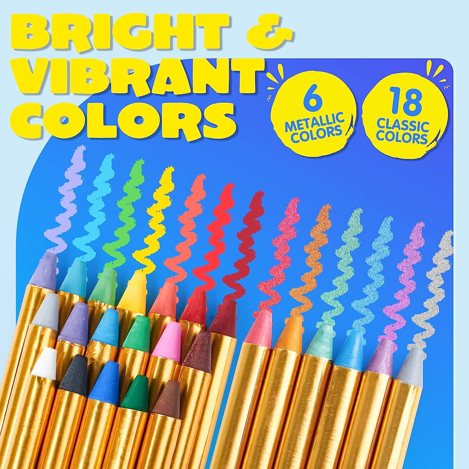 JOYIN - Face and Body Crayon Pack (24 Colors) - Image 2