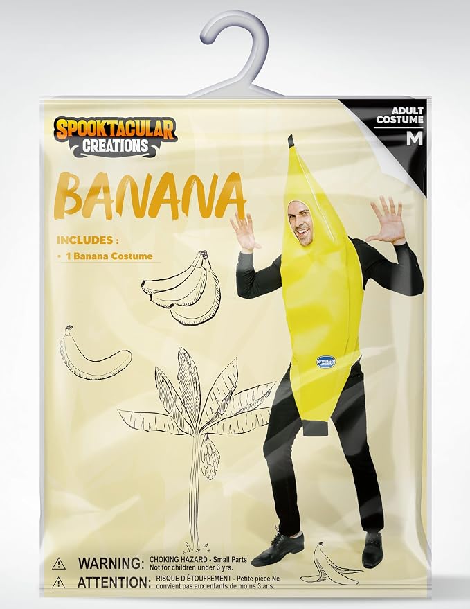 JOYIN Adult Deluxe Banana Costume Set - Halloween Dress-Up & Cosplay - Image 5