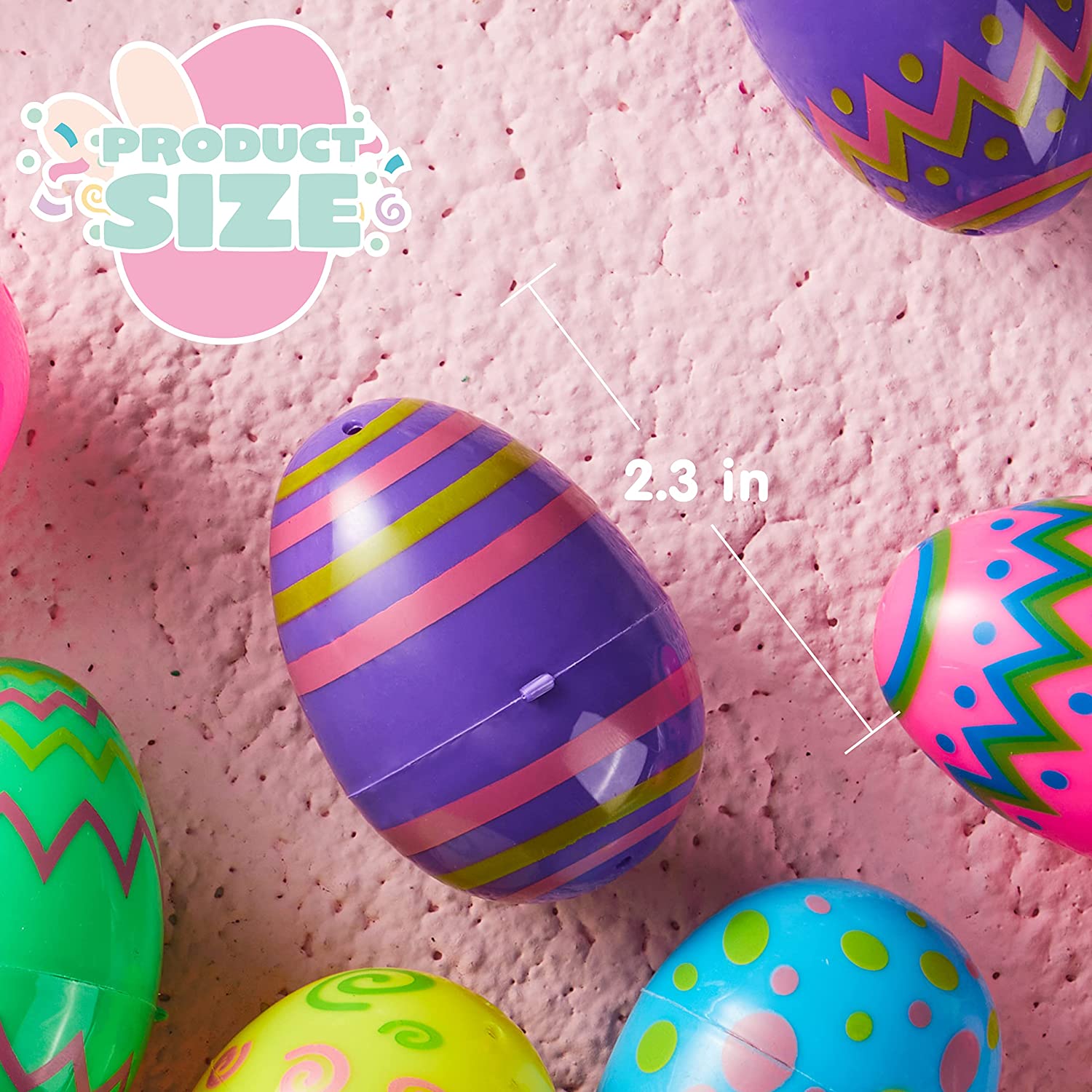 36Pcs Printed Easter Egg Shells - Image 7