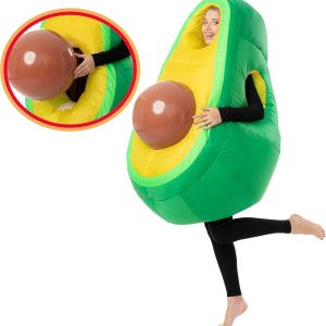 JOYIN Adult Inflatable Avocado Costume - Green Deluxe Halloween Suit