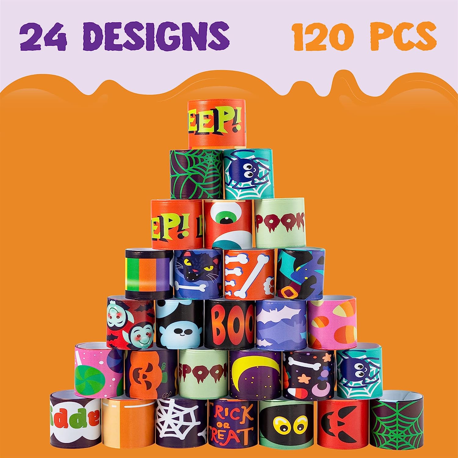 Halloween Slap Bracelets - Image 4