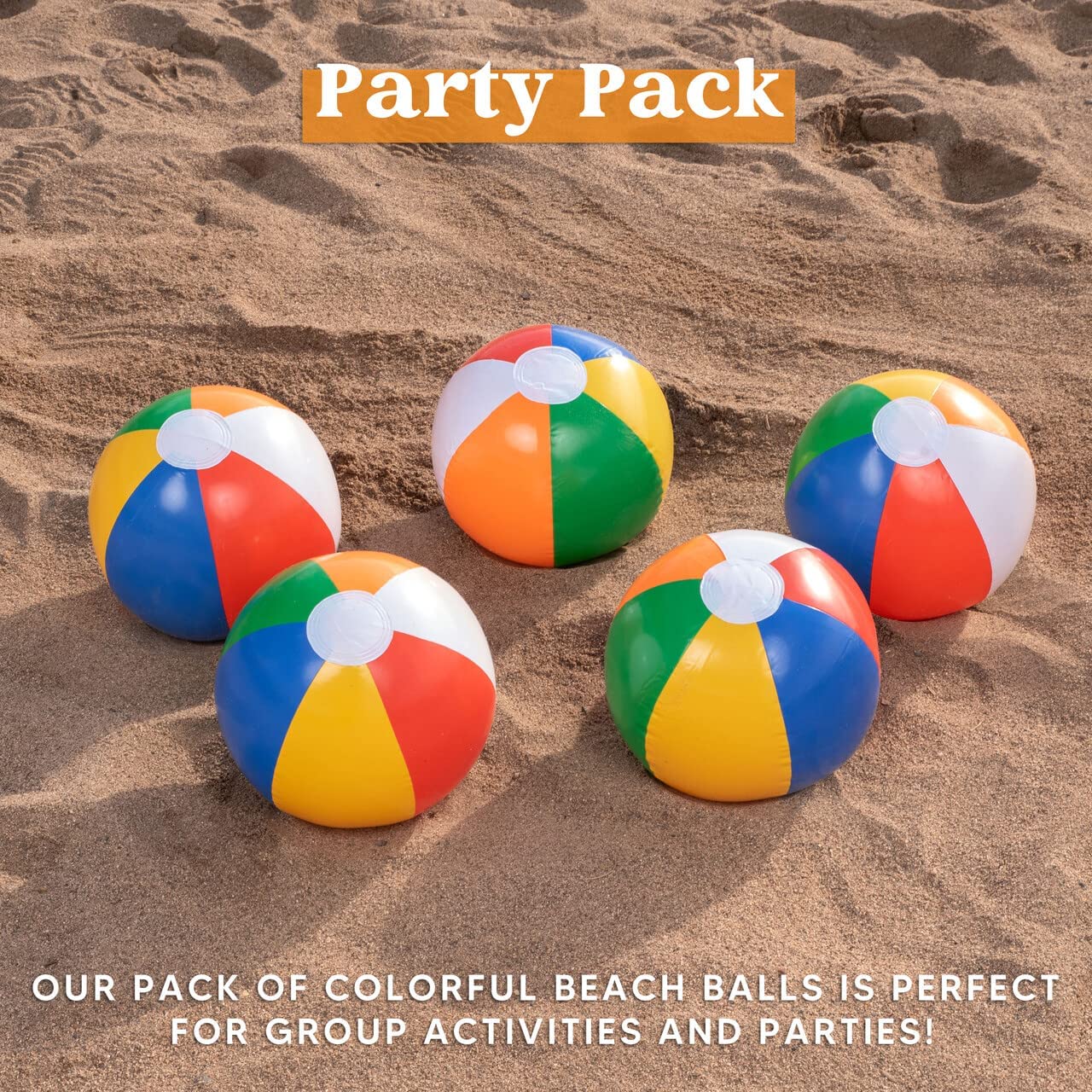 12Pcs Inflatable Beach Balls 16in - Image 7