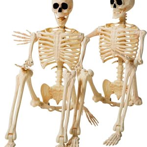 JOYIN 2 PCS 3 FT Posable Skeletons - Halloween Hanging Decoration