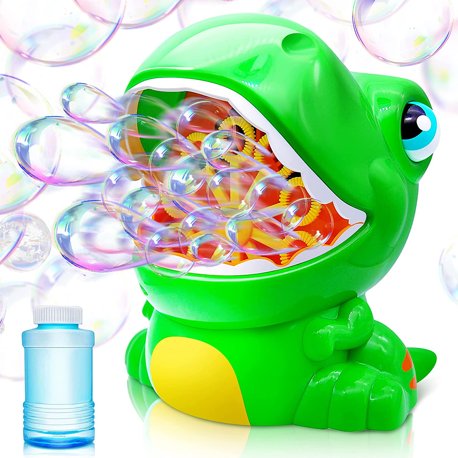 SLOOSH - Green Dinosaur Bubble Machine