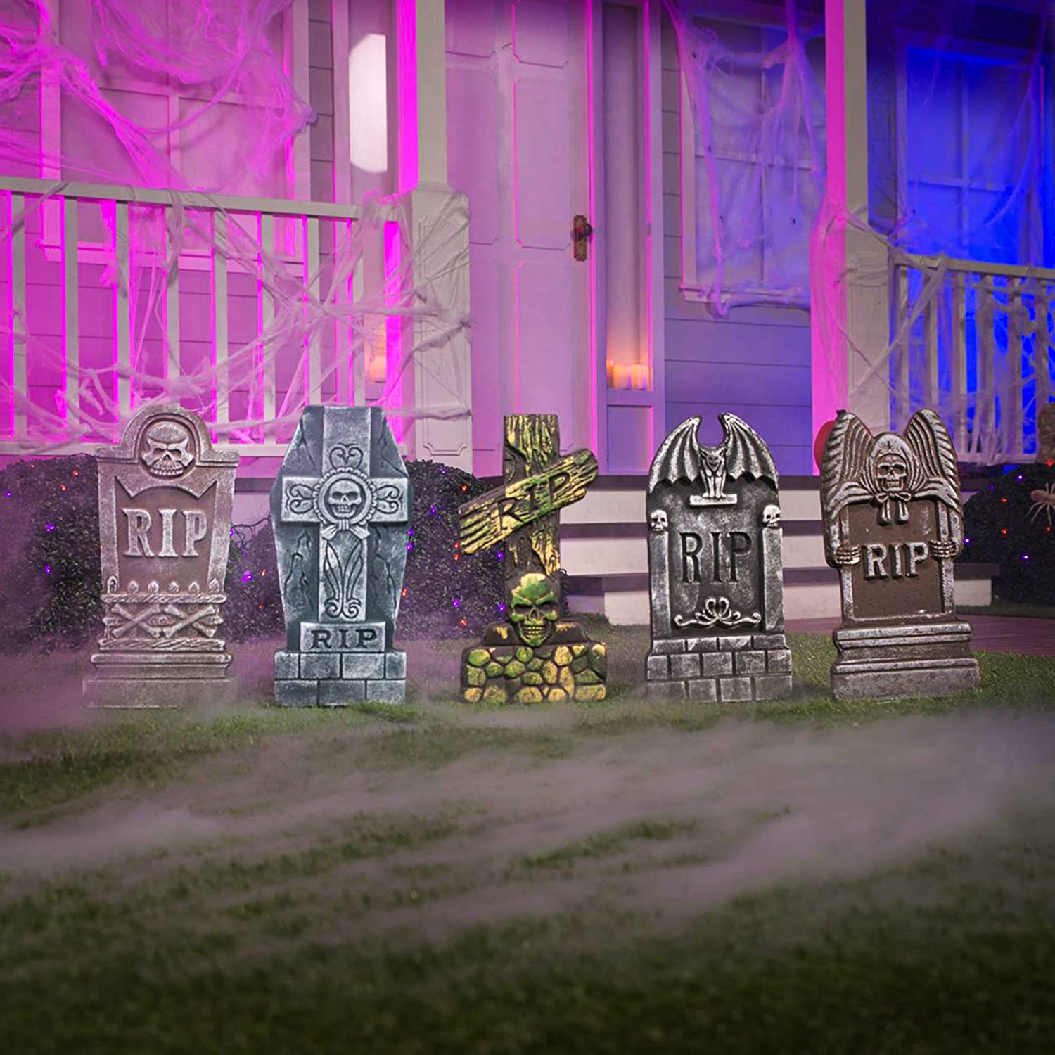 5-pack Realistic Foam Tombstones And Stands - Image 7