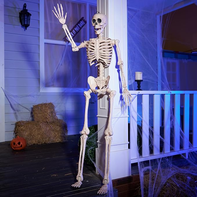 JOYIN 5 FT Posable Skeleton - Life Size Halloween Decoration - Image 7