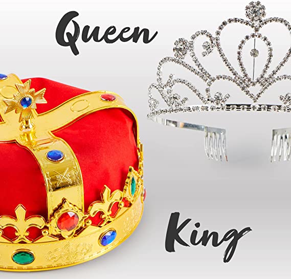Kings and Queens Royal Crowns, 2 Pack - Image 4