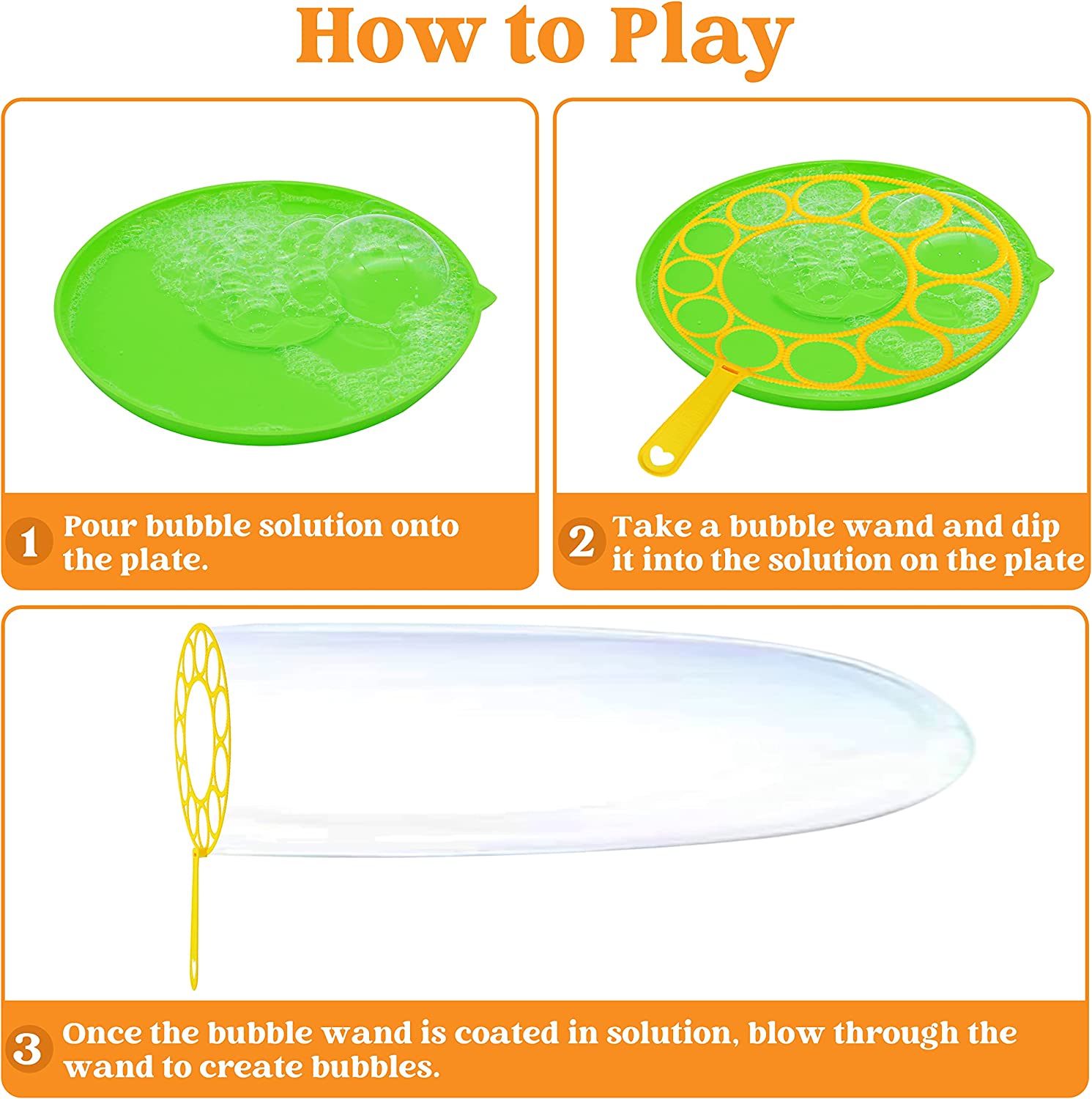Bubble Maker Wands, 6 Pcs - Image 4