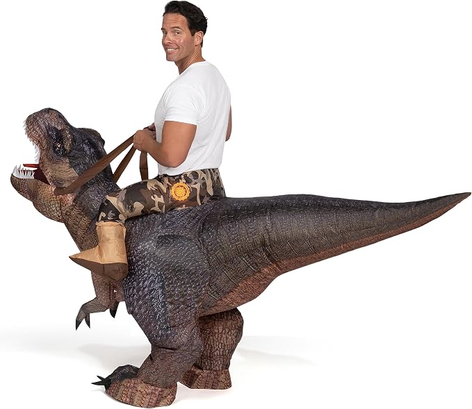 JOYIN Inflatable T-Rex Costume - Stomp Into Halloween - Image 4