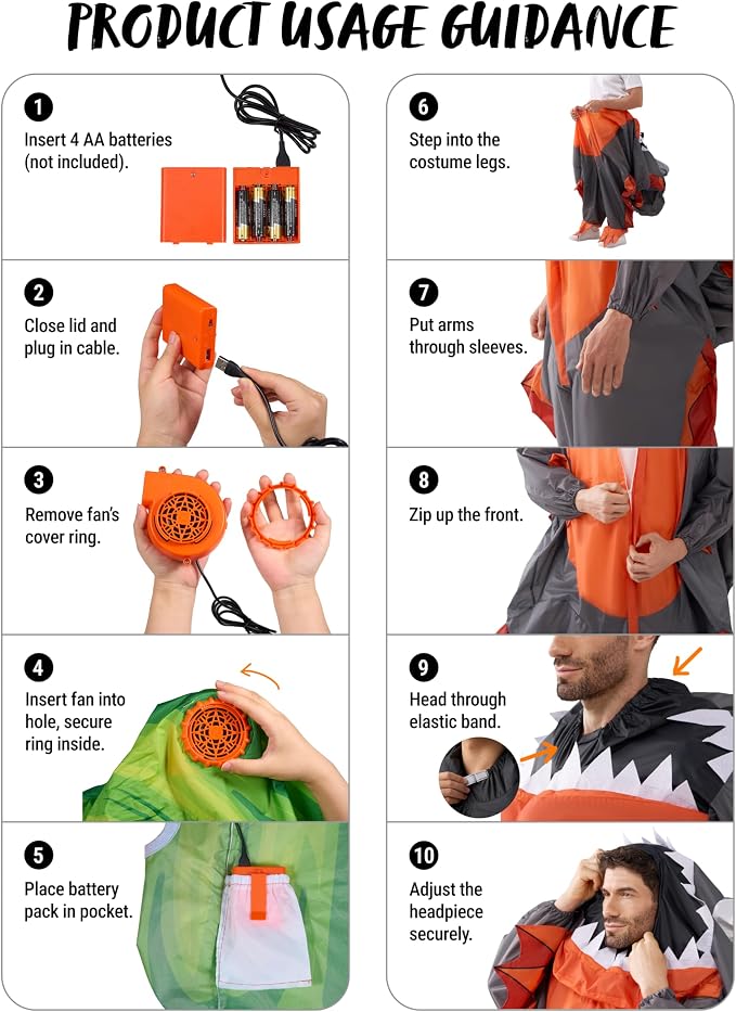 JOYIN Adult Inflatable Dachshund Costume - Blow Up Dog Halloween Suit - Image 4