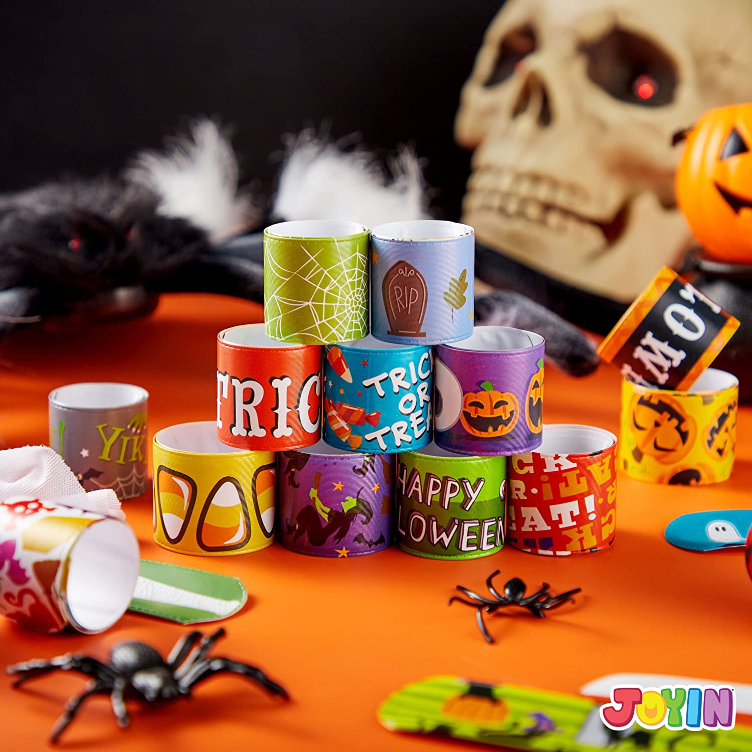 72 Piece Halloween Slap Bracelets - Image 7