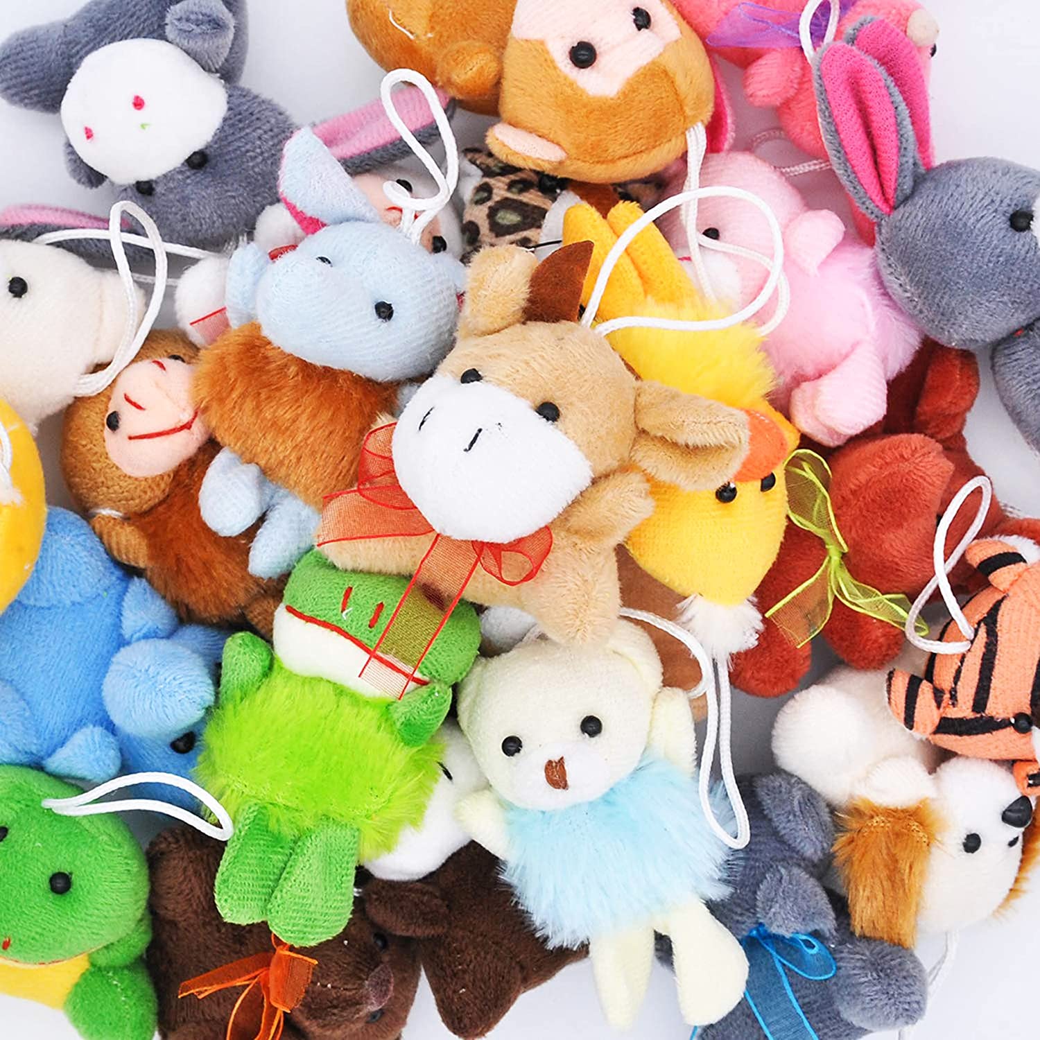 JOYIN 24 Pack Mini Animal Plush Toys, 3 Inch Assorted Stuffed Animals Party Favors - Image 7