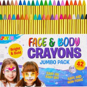 42 Pcs Face and Body Paint Crayons