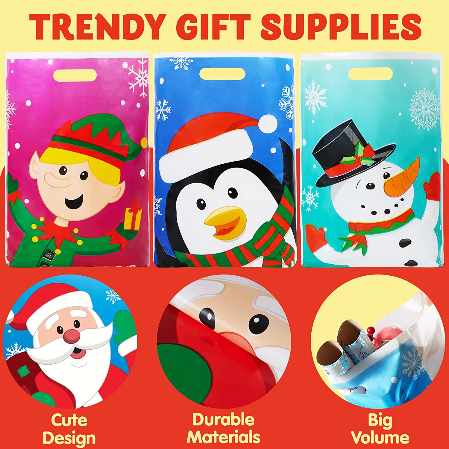 72 Piece Christmas Holiday Bags - Image 4