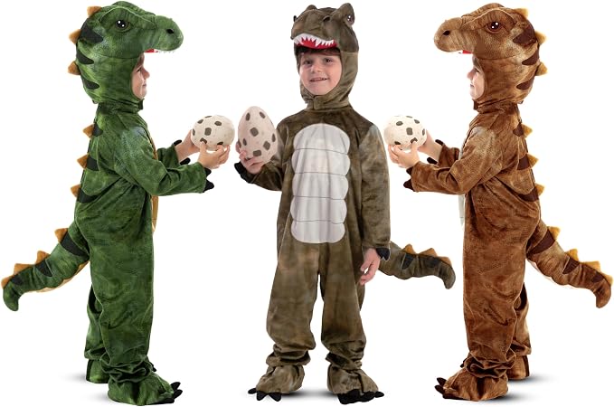 JOYIN Realistic T-Rex Dinosaur Jumpsuit - Halloween Costume with Egg - Image 2
