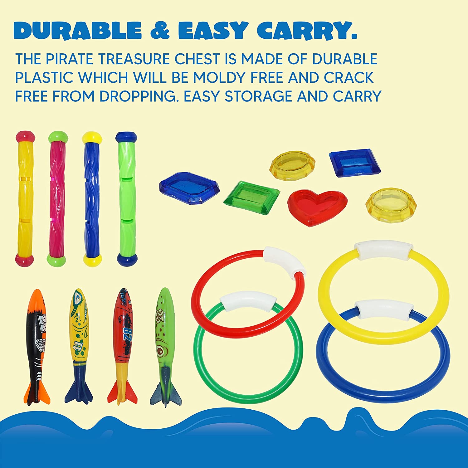 Sloosh - Summer Diving Toys, 18-piece Set - Image 5