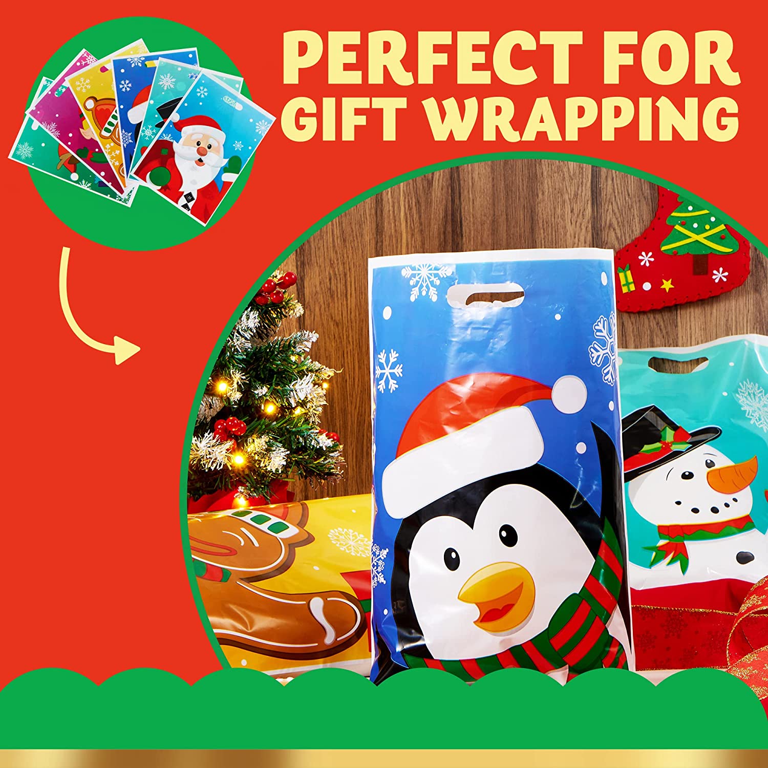 72 Piece Christmas Holiday Bags - Image 5