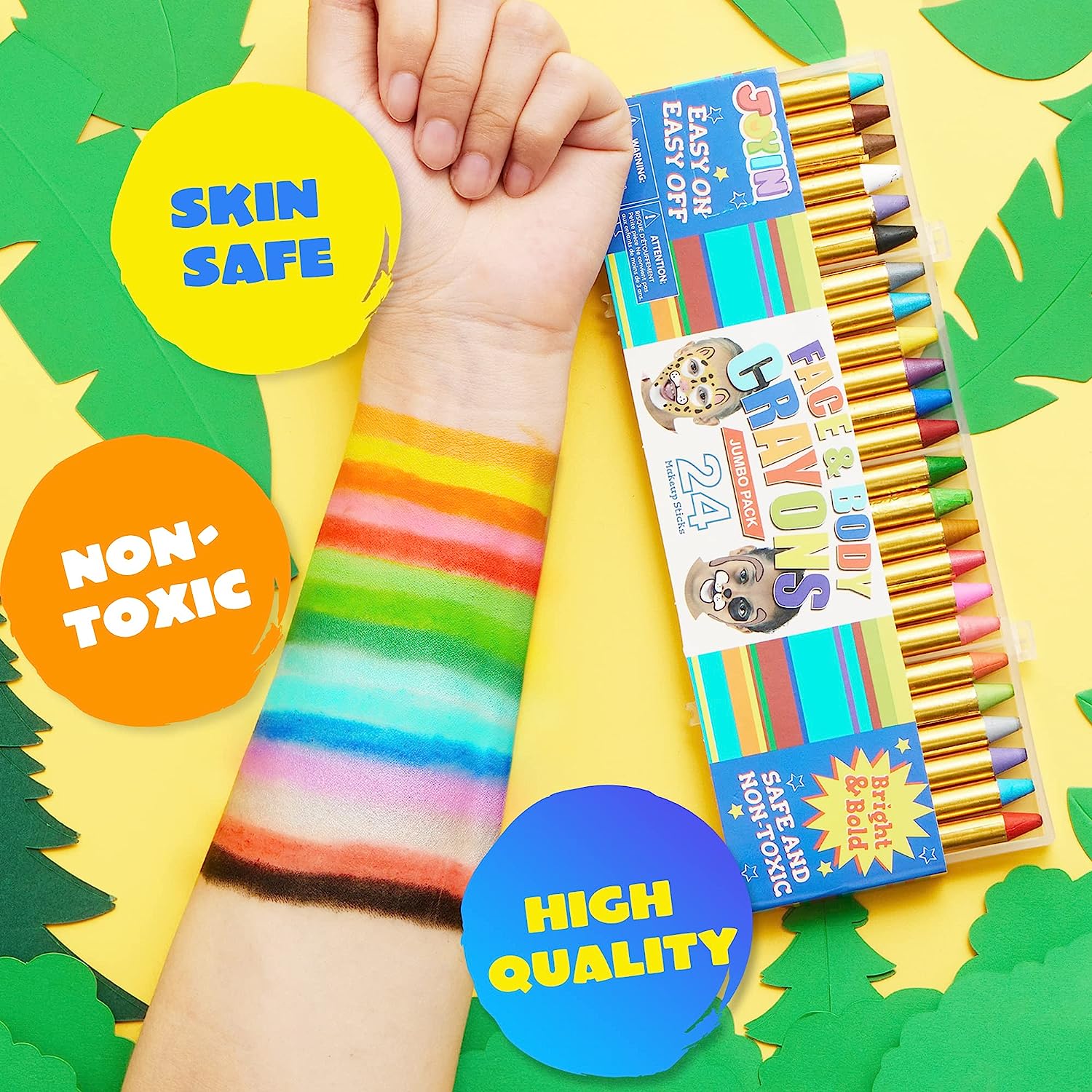 JOYIN - Face and Body Crayon Pack (24 Colors) - Image 3