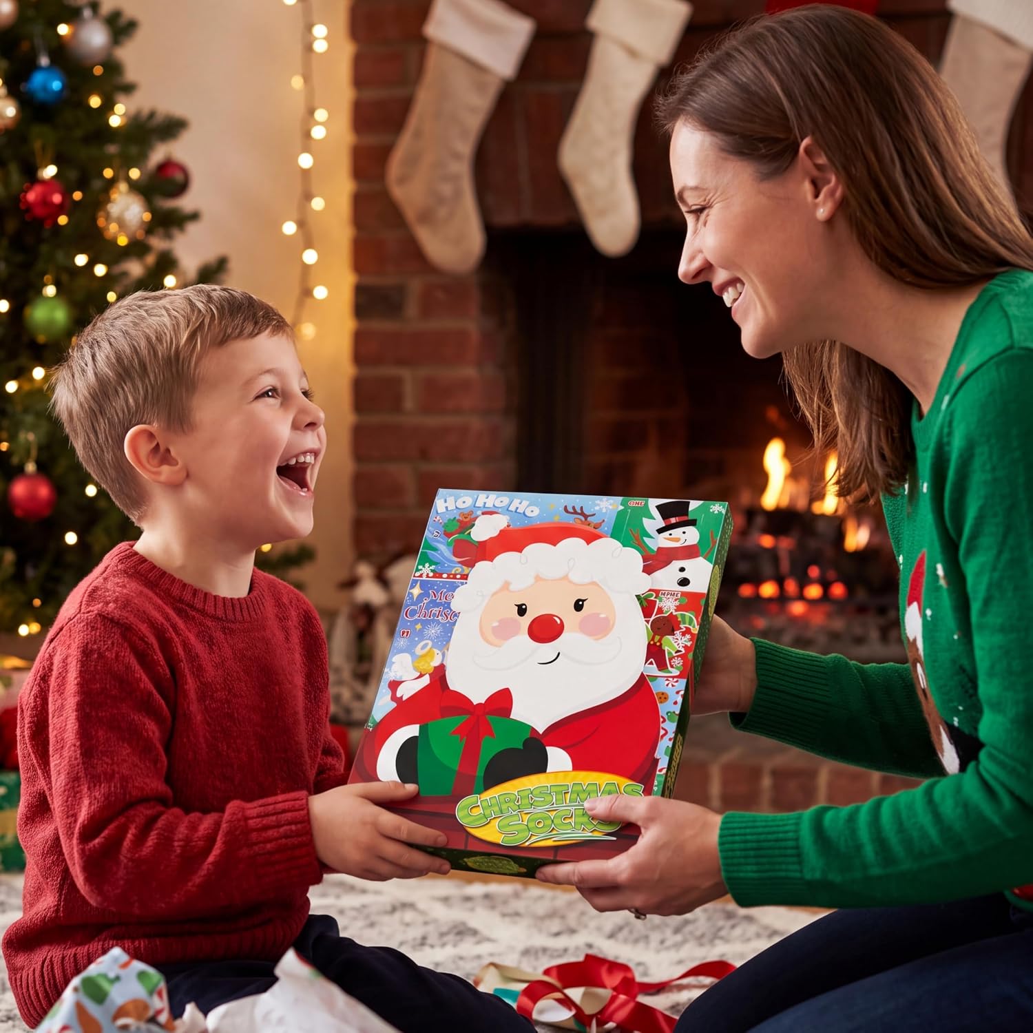 JOYIN 12 Days Christmas Socks - A Cozy Surprise Every Day - Image 9