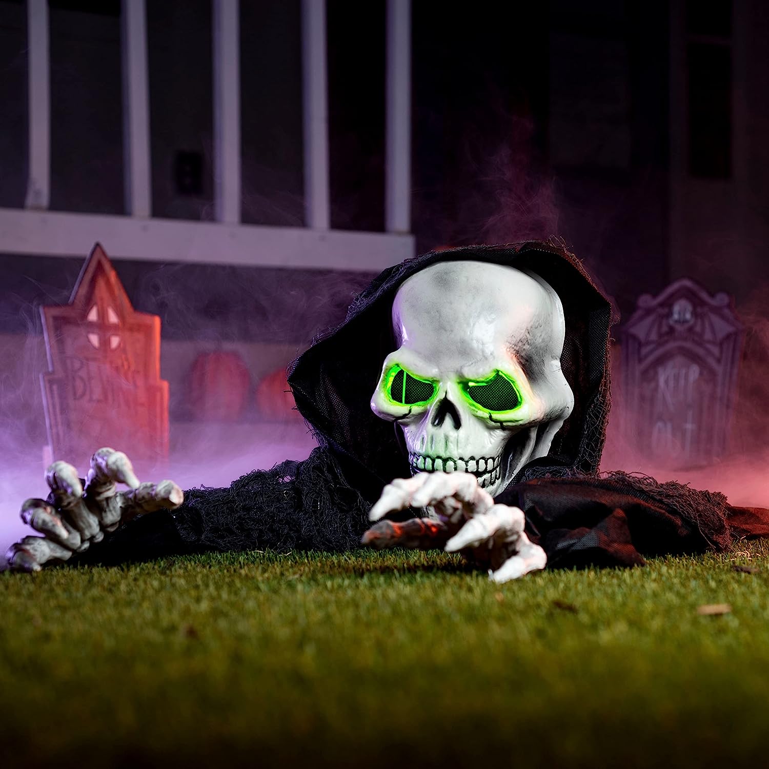 Halloween Grim Reaper Ground breaker Decoration - Image 2
