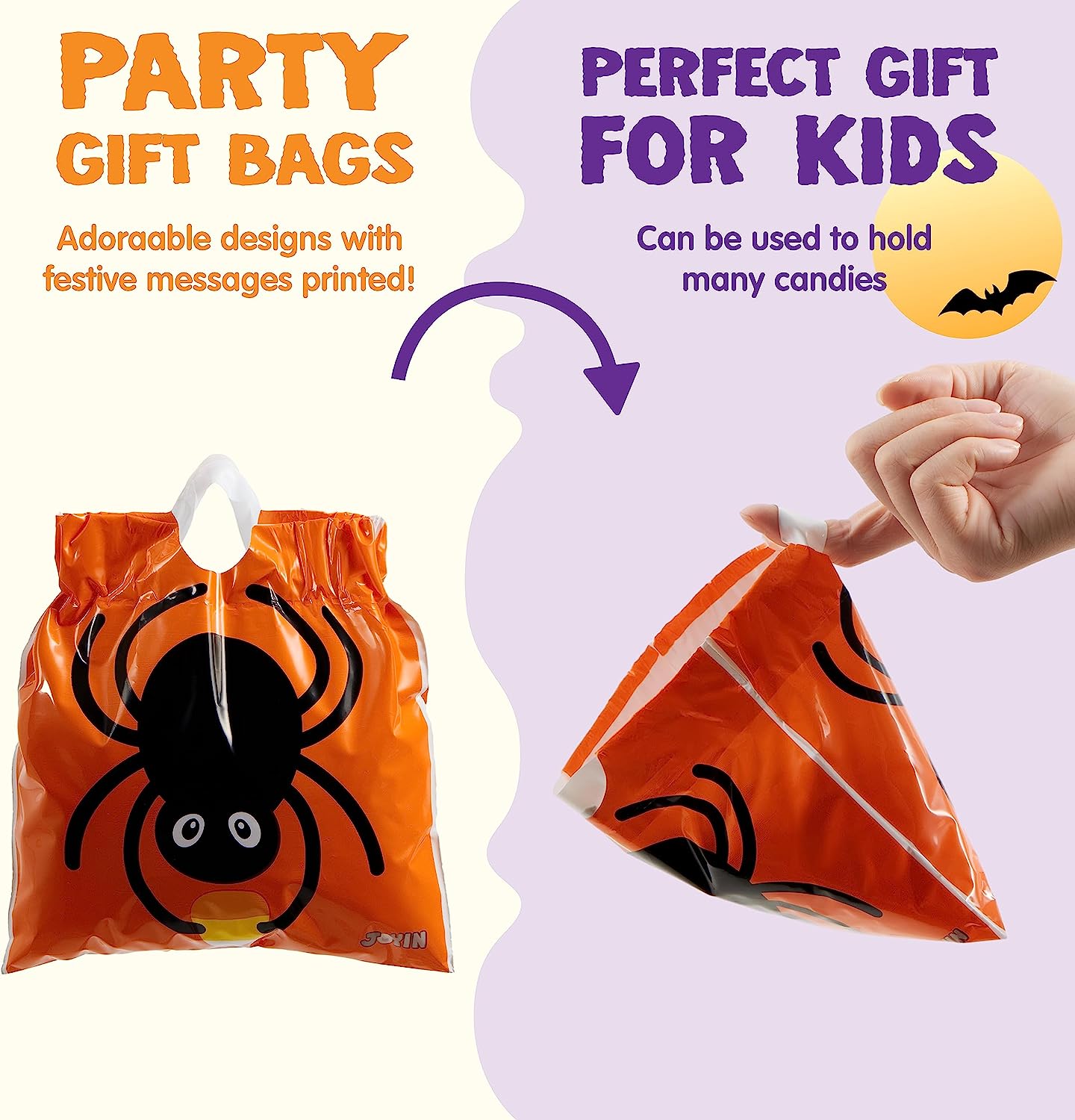 Halloween Drawstring Candy Bag, 96 Pcs - Image 4