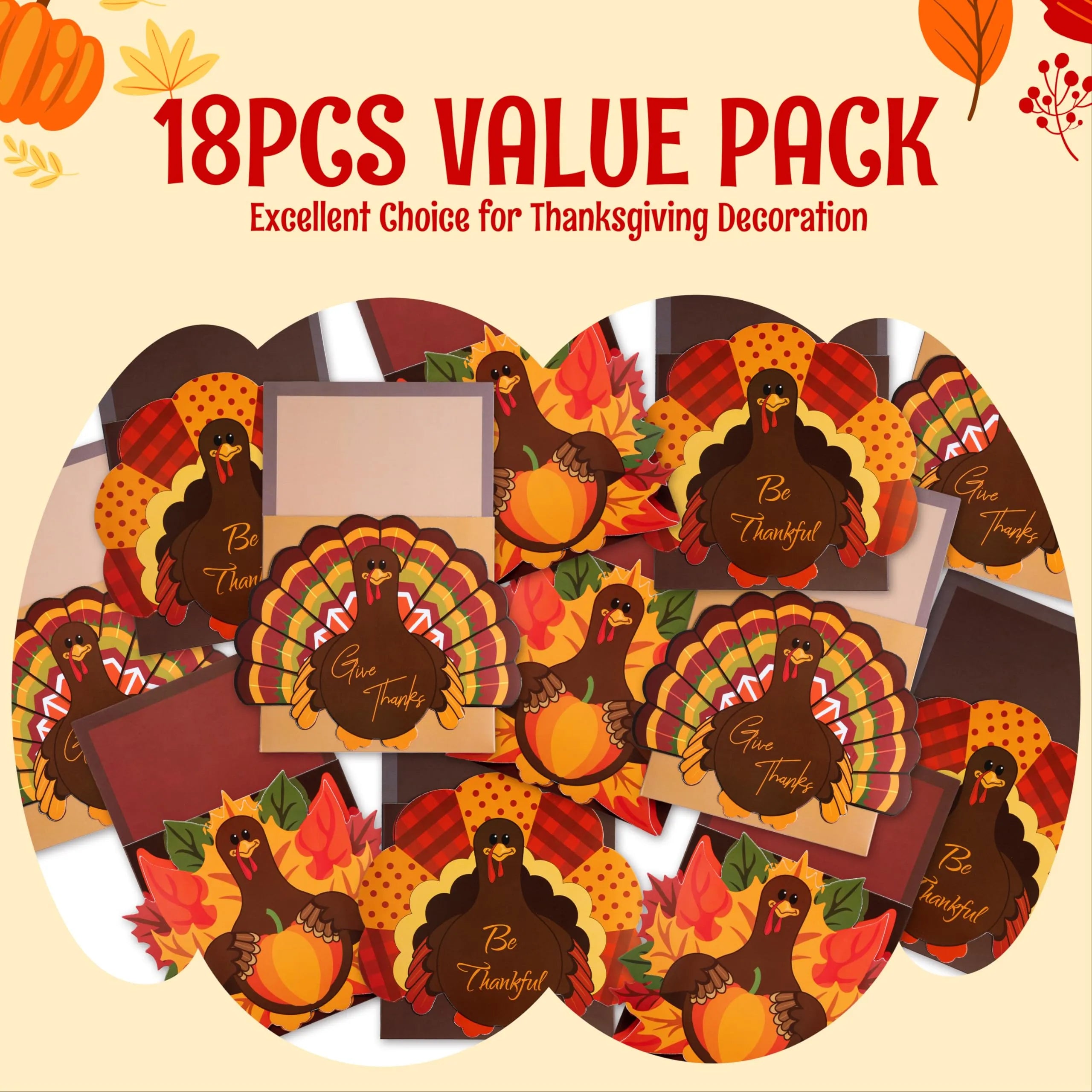 18 Count Thanksgiving Cutlery Holder Set for Thanksgiving - Image 2