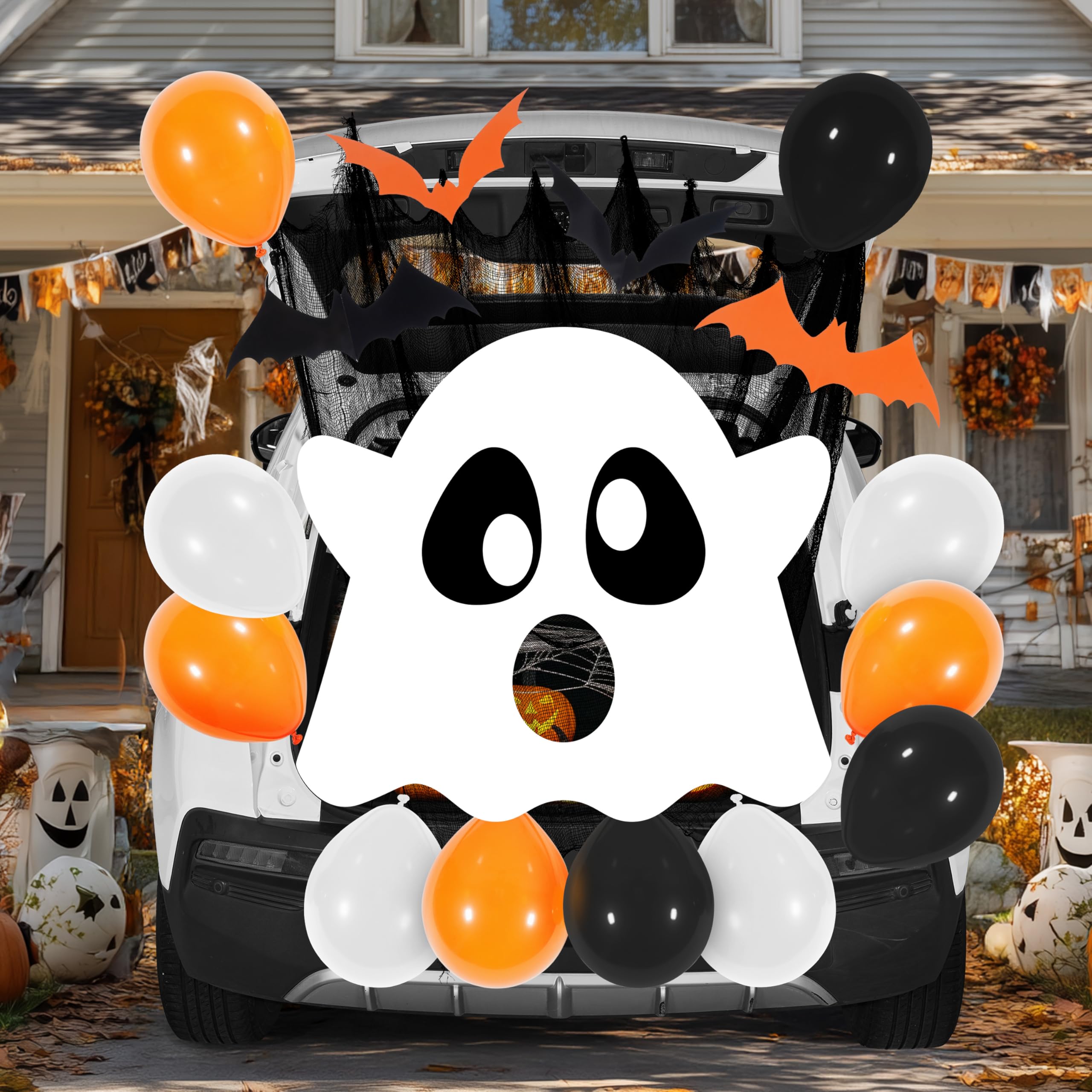 JOYIN Halloween White Ghost Trunk or Treat Car Decor Kit - Image 4