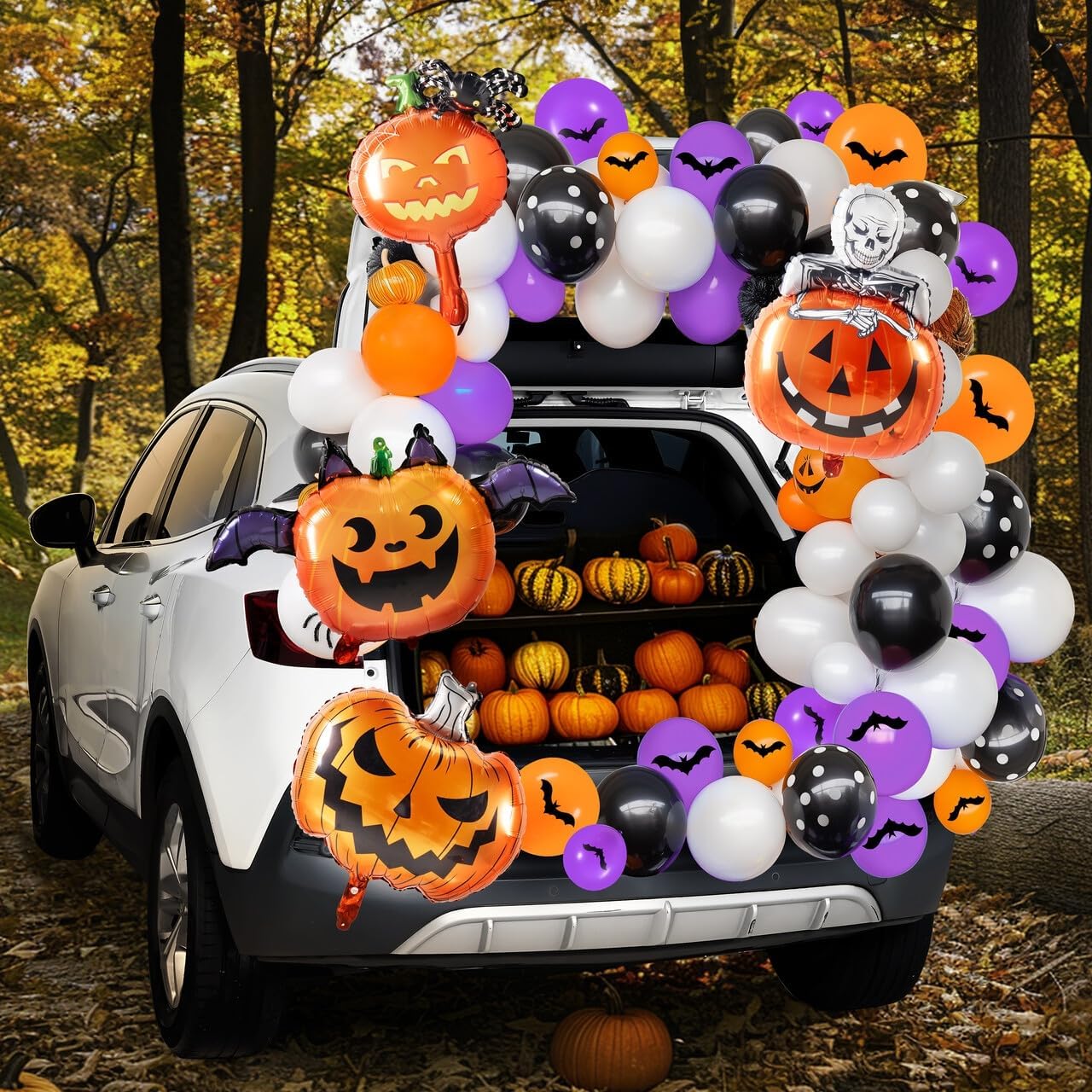 Halloween Trunk or Treat Car Pumpkin Decoration Kit - Image 4