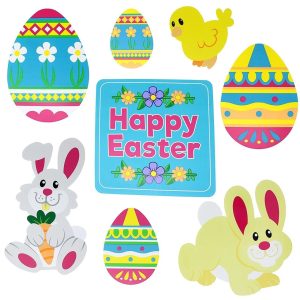 8Pcs Easter Yard Decorations