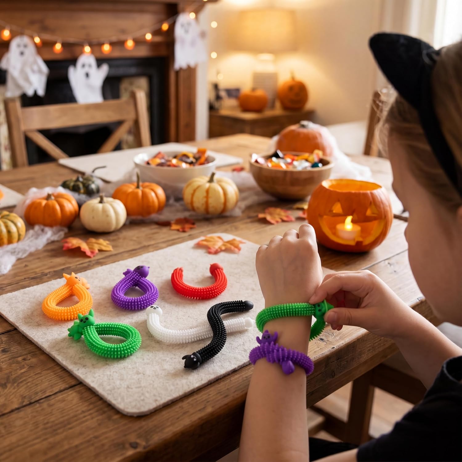 JOYIN 36 Pcs Halloween Stretchy Strings Sensory Toys - Image 5