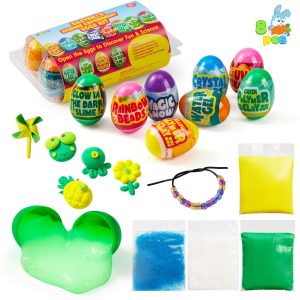 8 Pcs Easter Science Experiment STEM Eggs for Kids Party Favors