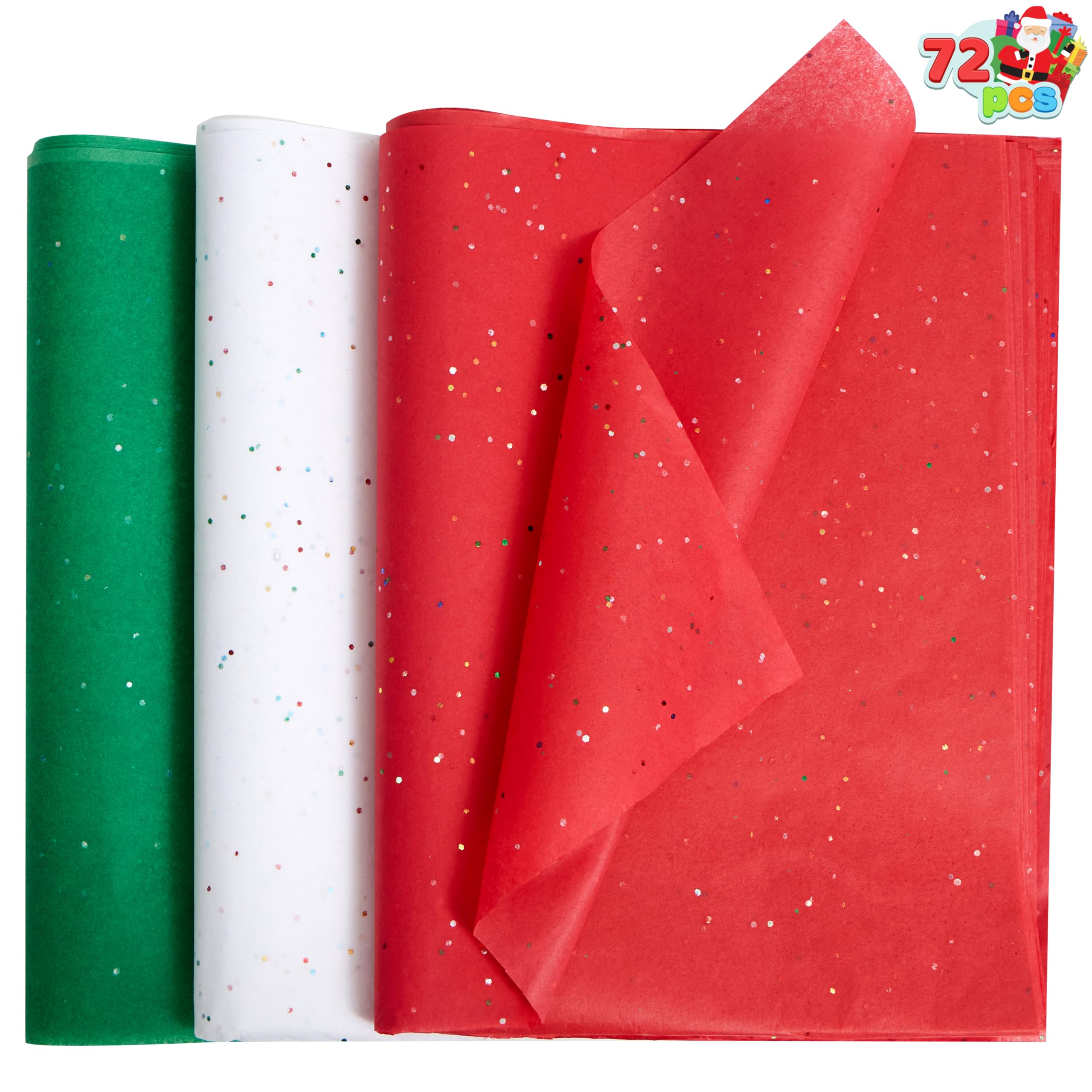 72 Sheets Glitter Tissue Paper for Gift Bags - Image 8