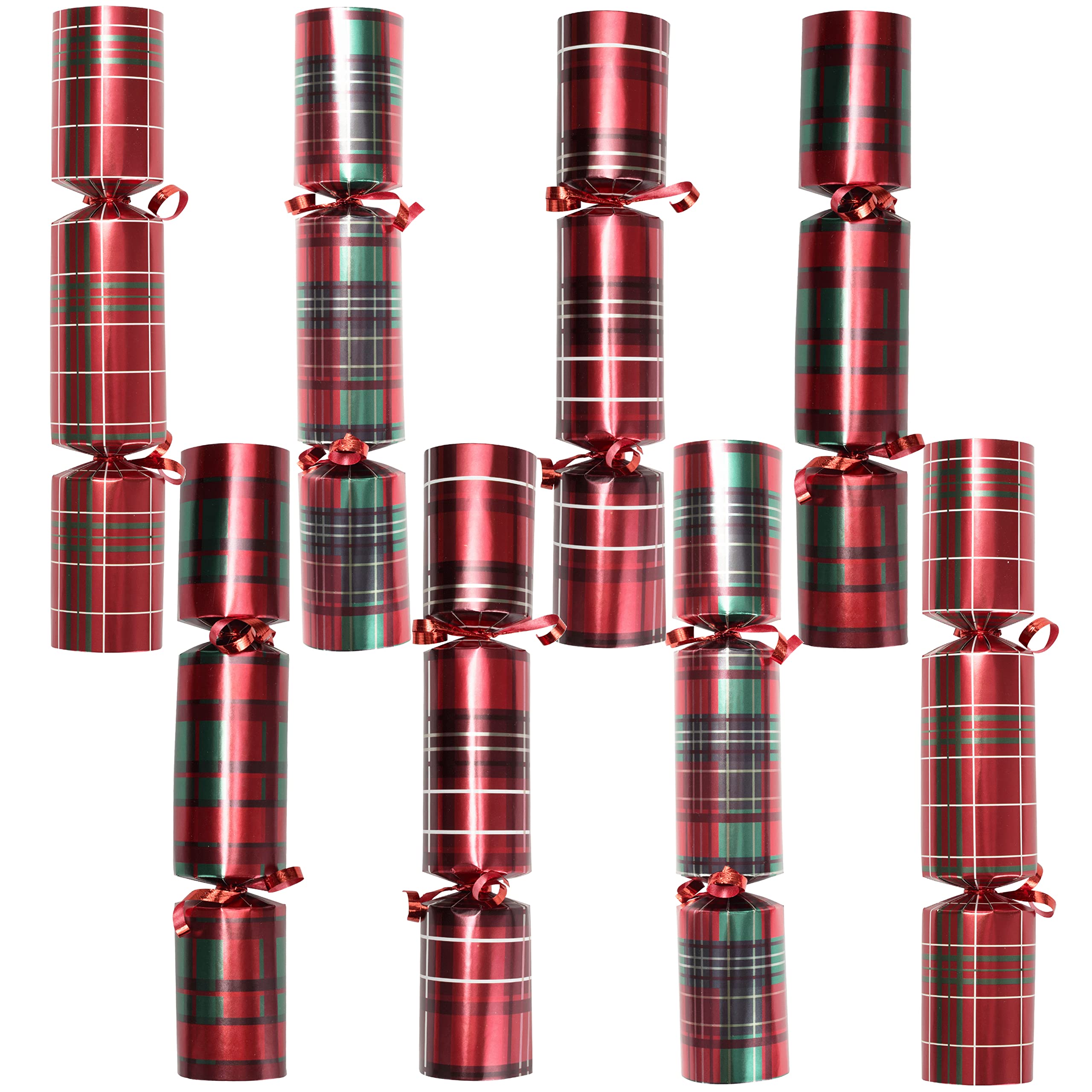 10in Christmas No Snap Party Favor (Plaid) - Image 8
