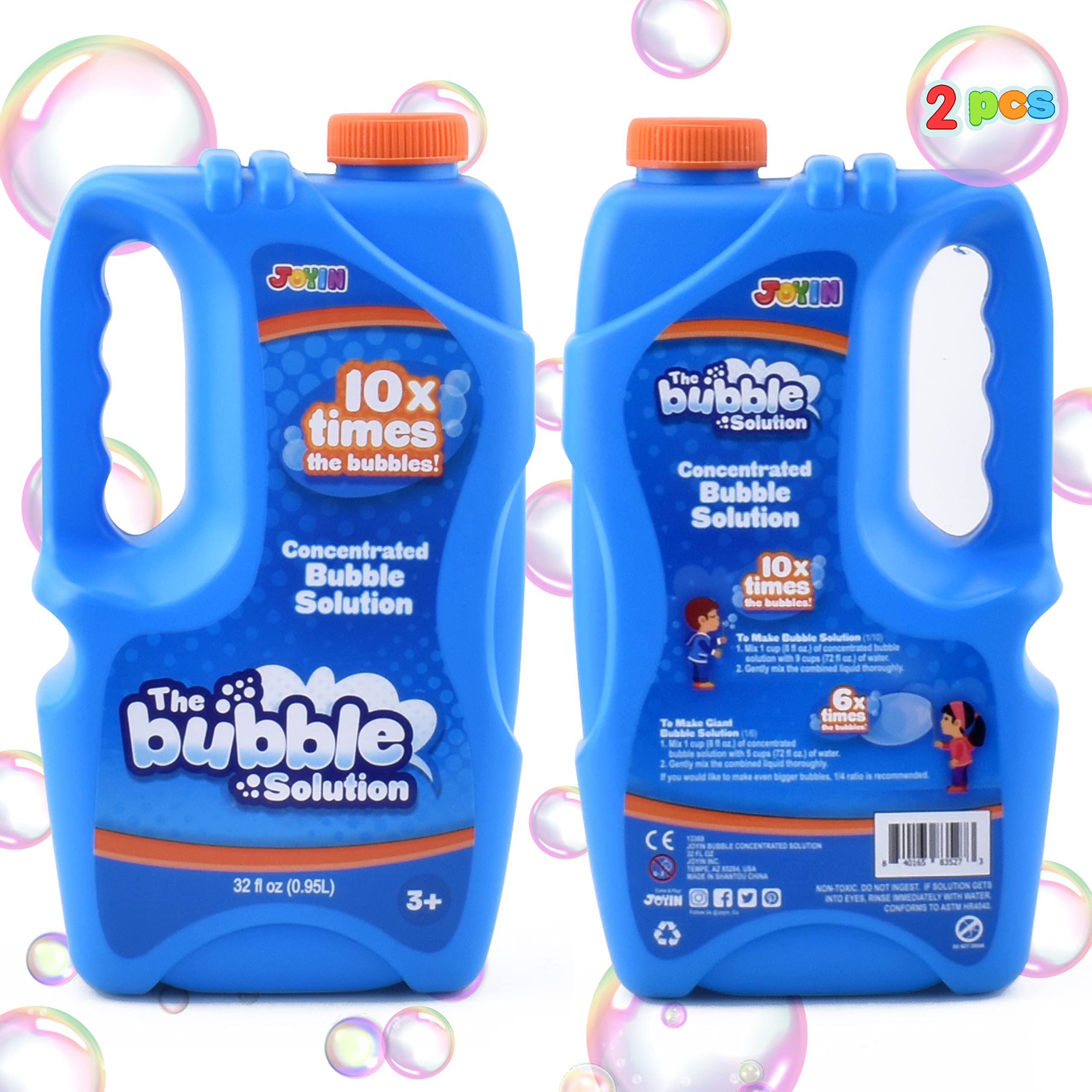 32 oz Bubble Solution Concentrated, 2 pcs Blue - Image 8