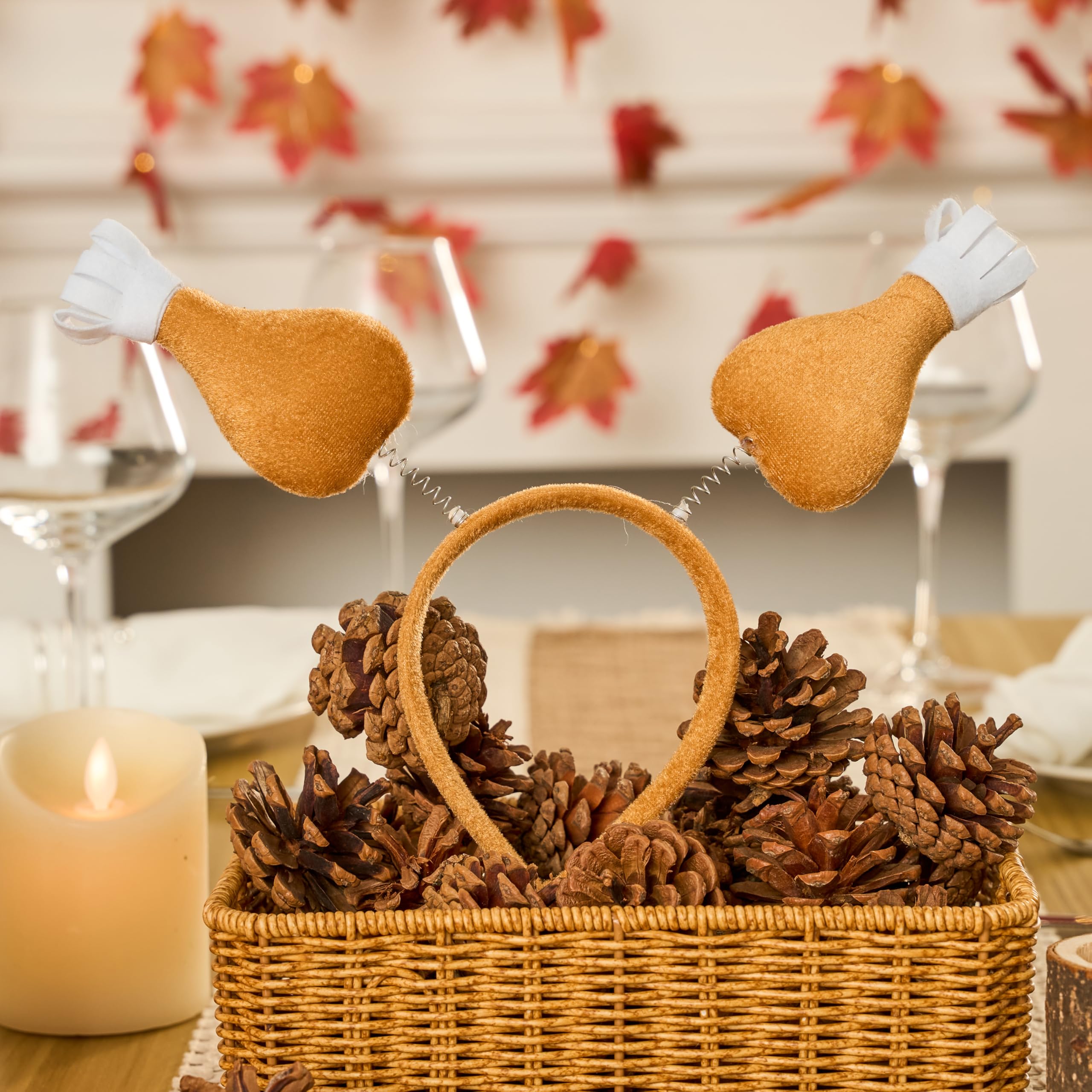 3 Pcs Thanksgiving Turkey Leg Headbopper Accessories - Image 8