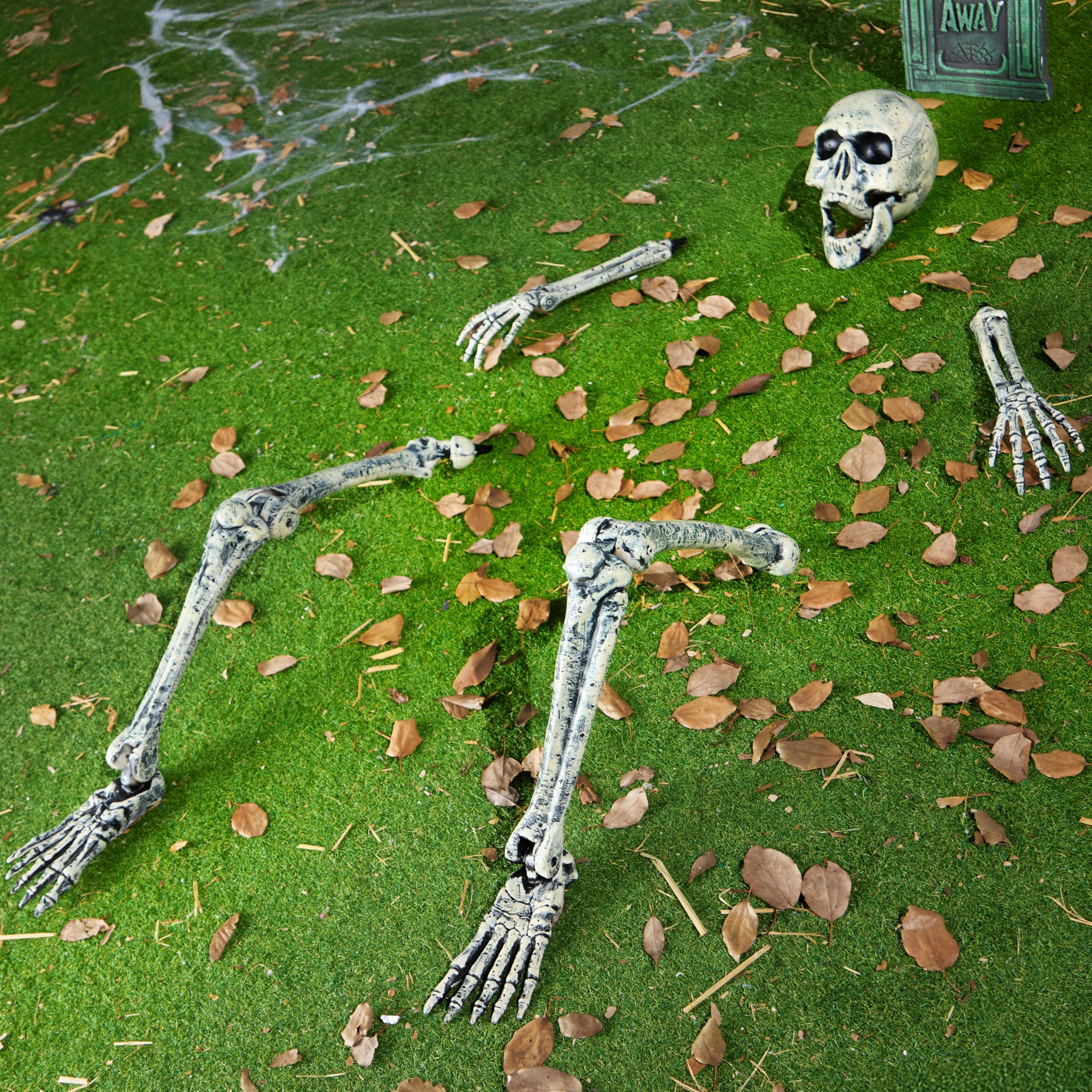 5 Pcs Life Size Skeleton Halloween Decorations Outdoor - Image 8