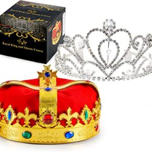Kings and Queens Royal Crowns, 2 Pack
