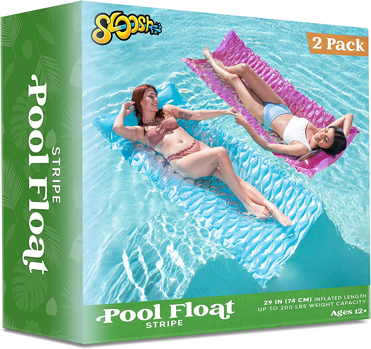 SLOOSH - Inflatable Wave Pool Mat, 2 Pcs - Image 7