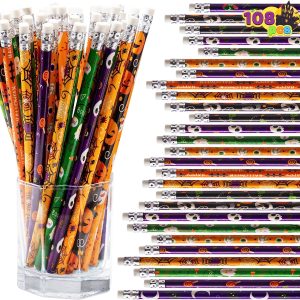 Halloween Pencil 108 Pcs