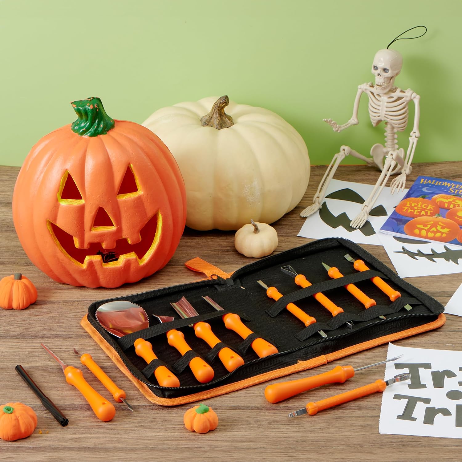 14 Pcs Halloween Pumpkin Carving Kit - Image 9