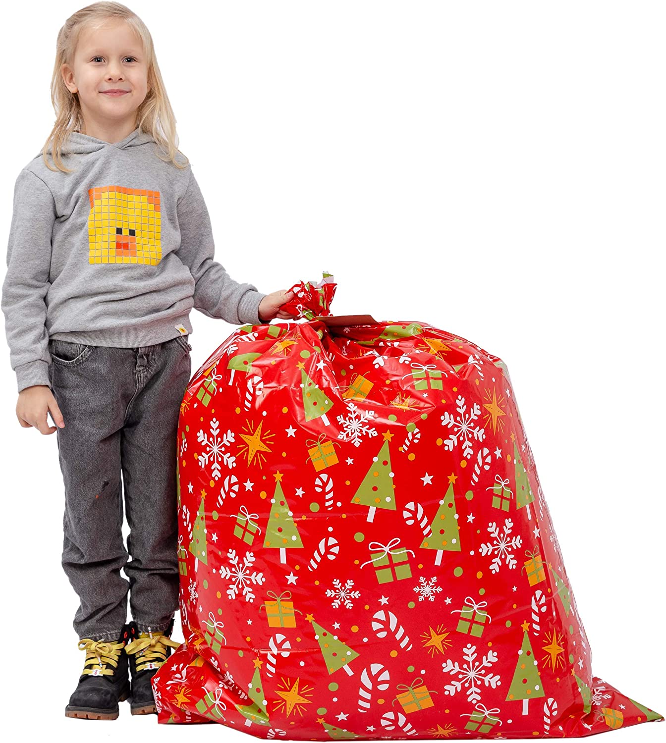 8 Piece Christmas Jumbo Holiday Gift Bags - Image 9