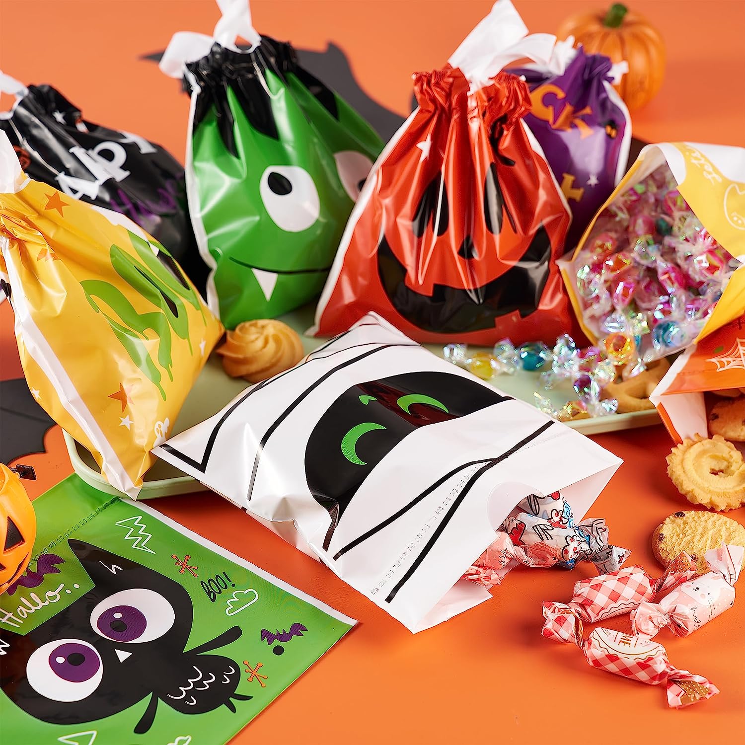 Four-sided Halloween Goody Bags ,108 Pcs - Image 8