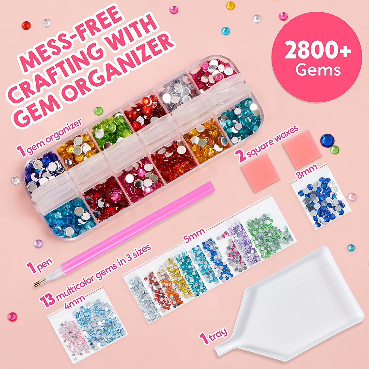 Fantasy Gem Diamond Painting Kit with Big 5D Gem - Image 3