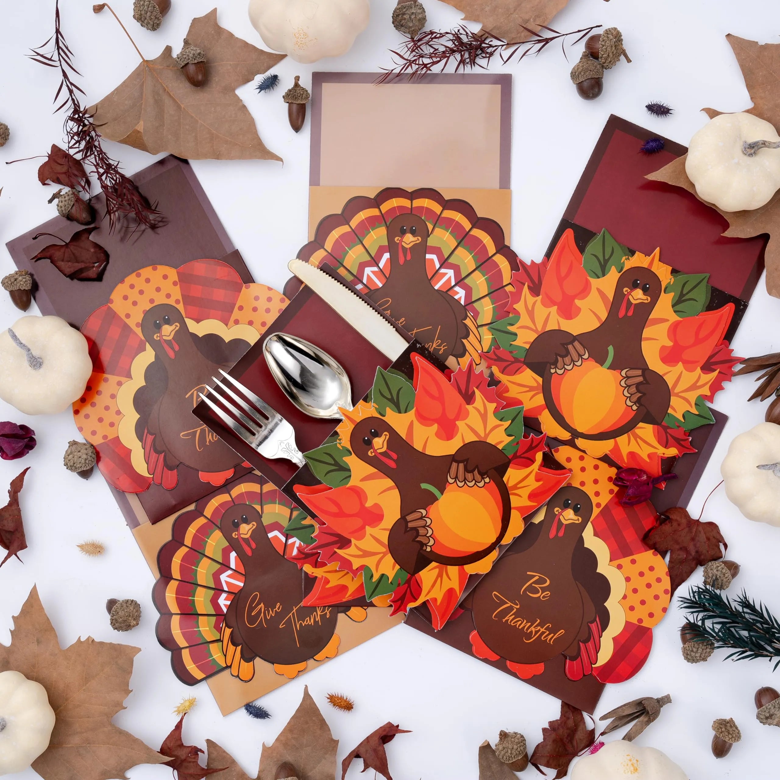 18 Count Thanksgiving Cutlery Holder Set for Thanksgiving - Image 7