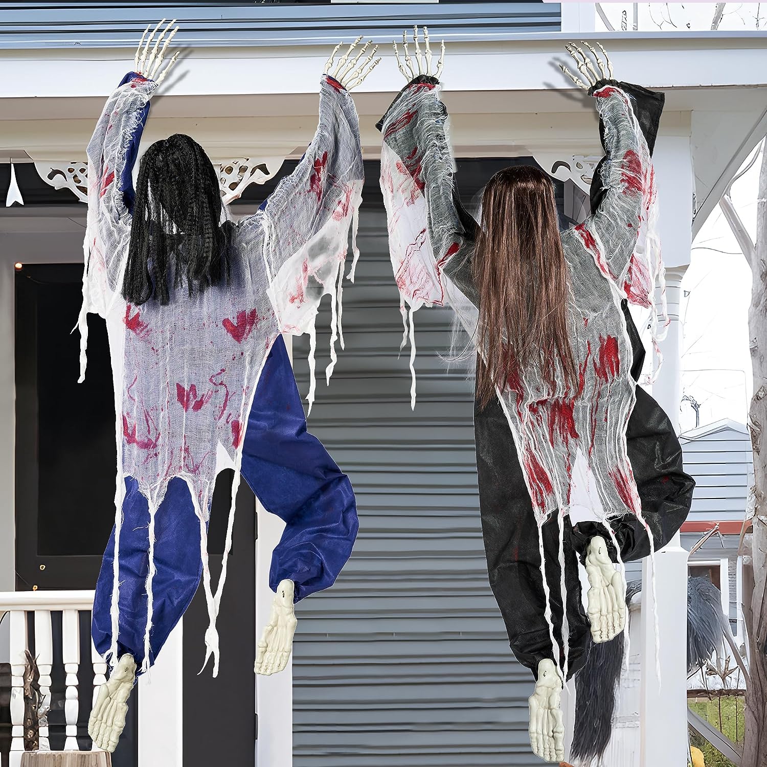 Joyin-2 Pcs 47in Halloween Climbing Zombies Wall Decoration - Image 6