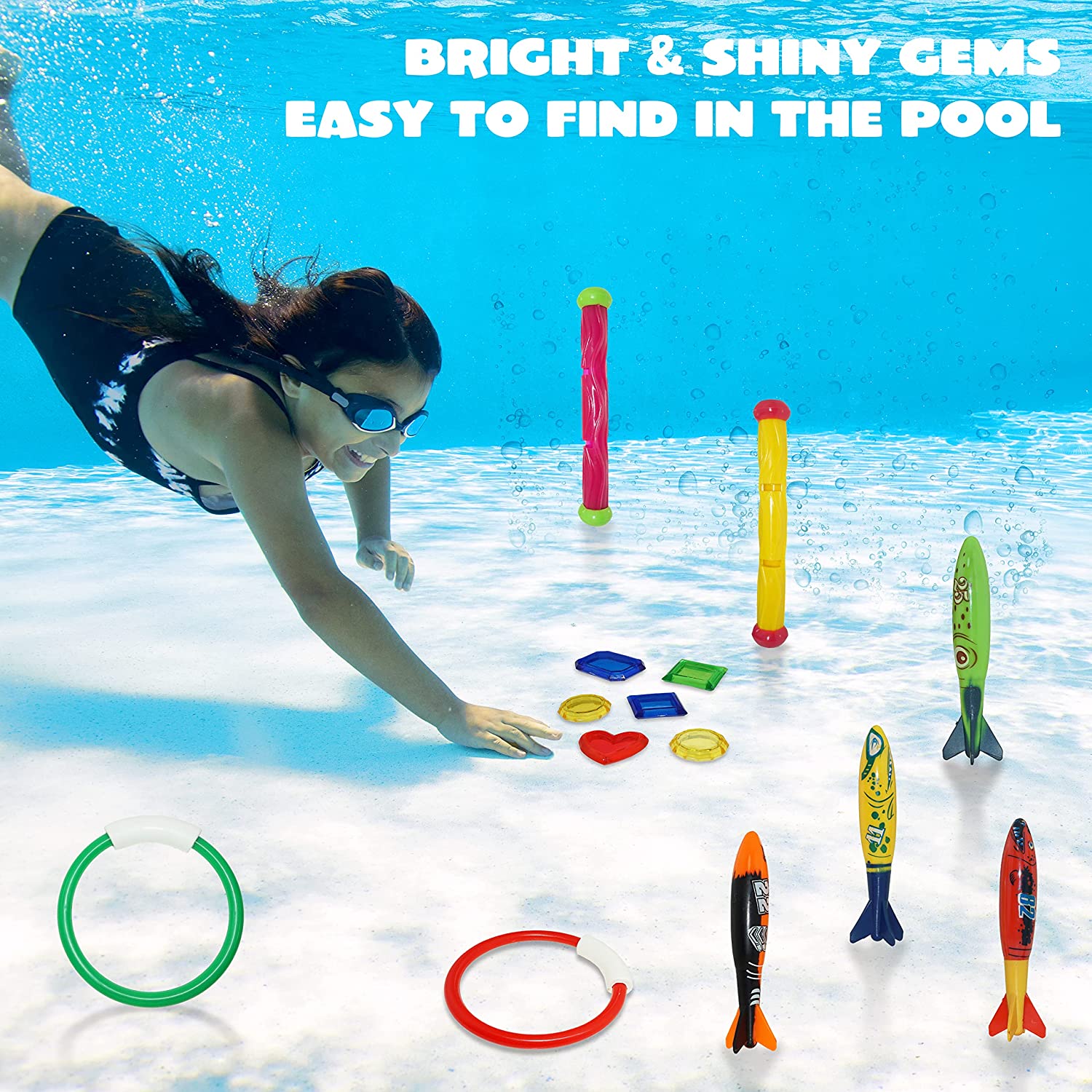 Sloosh - Summer Diving Toys, 18-piece Set - Image 6