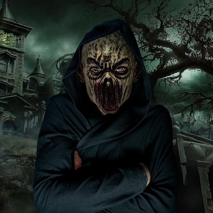 JOYIN Scary Zombie Mask - Full Head Latex Halloween Accessory - Image 7