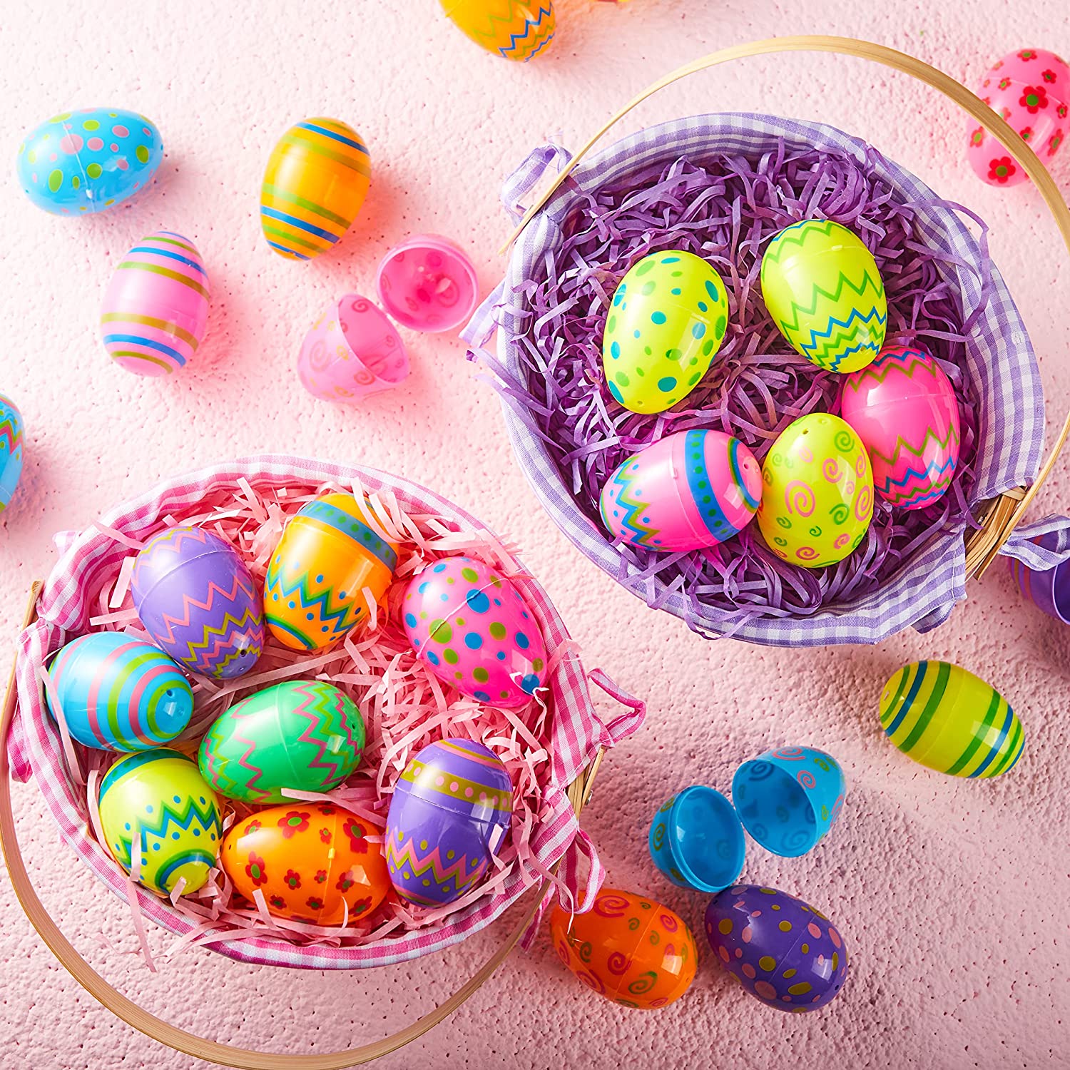 36Pcs Printed Easter Egg Shells - Image 9